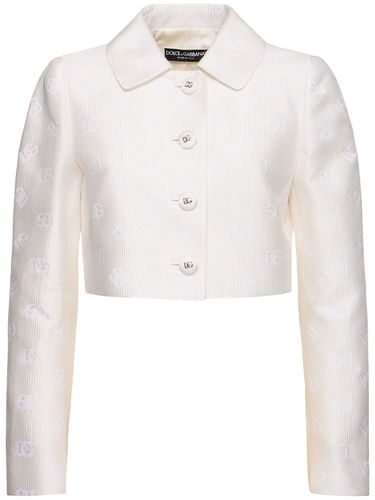 Chaqueta Corta De Jacquard - DOLCE & GABBANA - Modalova