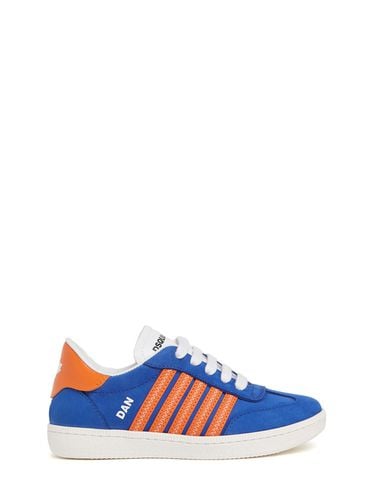 Lace-up Suede Sneakers W/logo - DSQUARED2 - Modalova