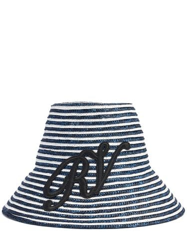 Cappello Monogram In Paglia - ROGER VIVIER - Modalova