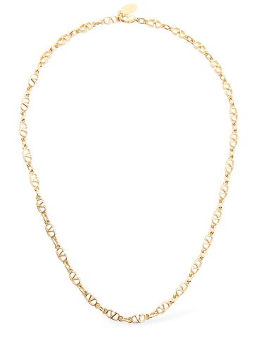 Toile Iconographe Collar Necklace - VALENTINO GARAVANI - Modalova