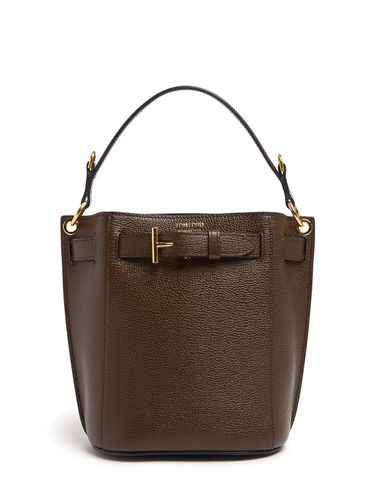 Bolso Bucket Mini Audrey De Piel De Grano - TOM FORD - Modalova