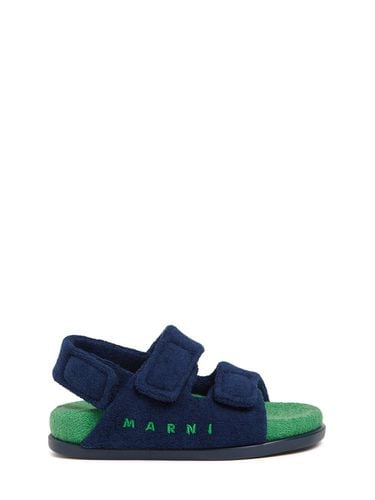 Cotton Terry Sandals - MARNI JUNIOR - Modalova