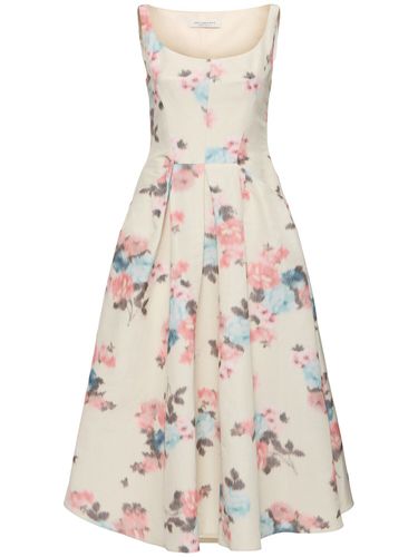 Floral Taffeta Midi Dress - PHILOSOPHY DI LORENZO SERAFINI - Modalova