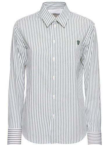 Camisa De Popelina Con Bolsillo - BURBERRY - Modalova