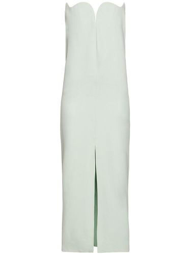 Vestito Midi In Viscosa Con Bustier - DEL CORE - Modalova