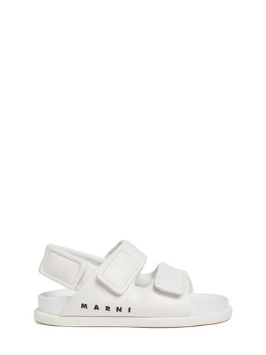 Logo Print Sandals - MARNI JUNIOR - Modalova