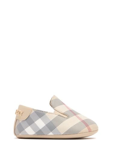 Zapatitos De Bebé A Cuadros - BURBERRY - Modalova