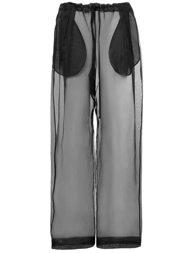 Trenton Stretch Silk Organza Pants - KHAITE - Modalova