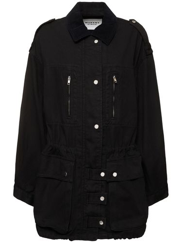 Chaqueta Oversize De Gabardina De Algodón - MARANT ETOILE - Modalova