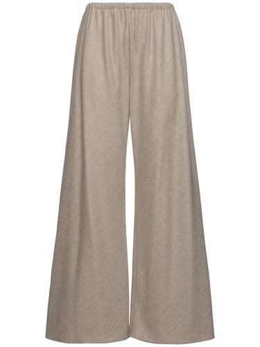 Gala Wool Blend Wide Pants - THE ROW - Modalova