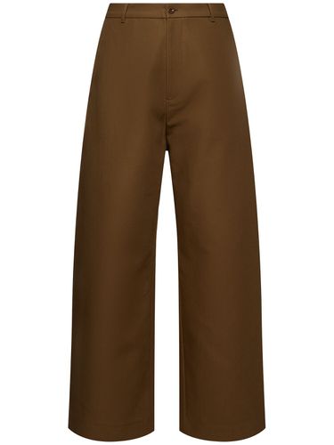 Plass Double Cotton Twill Pants - ACNE STUDIOS - Modalova