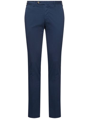 Light Stretch Gabardine Slim Pants - PT TORINO - Modalova