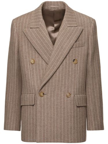 Blazer Doppiopetto Con Revers A Lancia - BURBERRY - Modalova