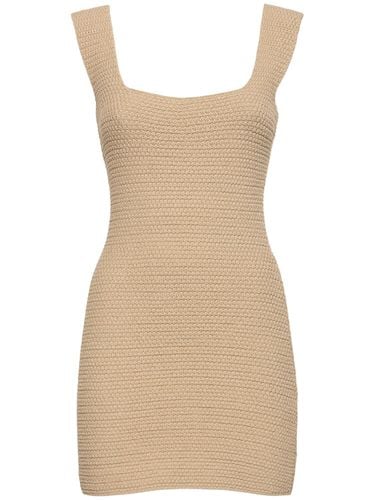 Chunky Knit Cotton Blend Mini Dress - ANDREADAMO - Modalova