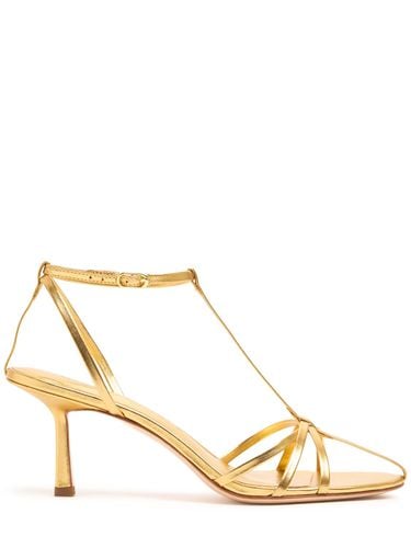 Mm Aviary Metallic Leather Sandals - STUDIO AMELIA - Modalova