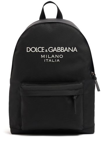 Mochila De Nylon Con Logo - DOLCE & GABBANA - Modalova