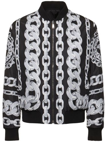 Chaqueta Reversible Estampada - VERSACE - Modalova