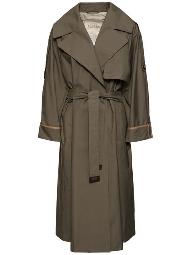 Abrigo Trench De Sarga - MAX MARA - Modalova