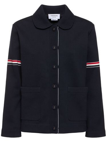 Chaqueta De Punto De Algodón - THOM BROWNE - Modalova