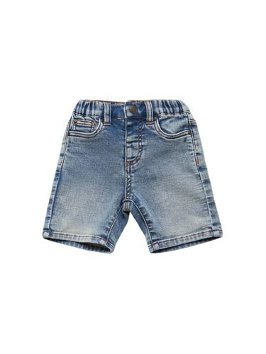 Shorts De Denim De Algodón - MONNALISA - Modalova