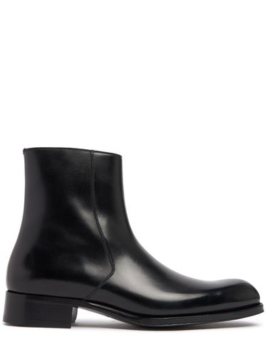 Botas De Piel Con Cremallera - TOM FORD - Modalova