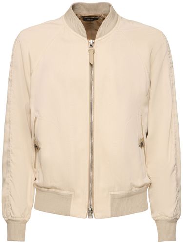 Chaqueta Bomber De Gabardina - TOM FORD - Modalova