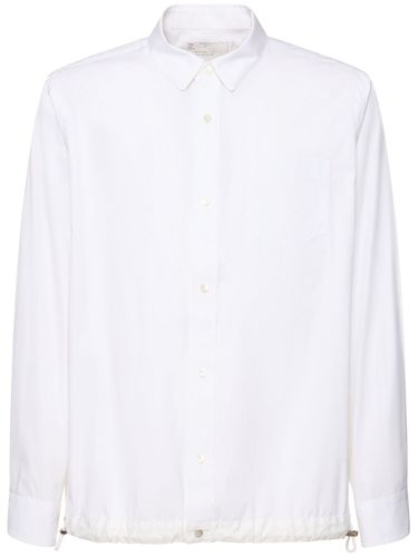 Camisa De Popelina De Algodón - SACAI - Modalova