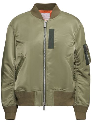 Bomber In Nylon Con Zip - SACAI - Modalova