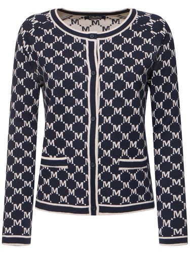 Cardigan Tivoli In Maglia Jacquard Con Logo - 'S MAX MARA - Modalova