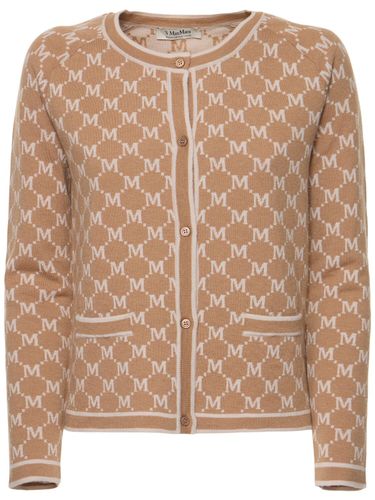 Cardigan Tivoli In Maglia Jacquard Con Logo - 'S MAX MARA - Modalova