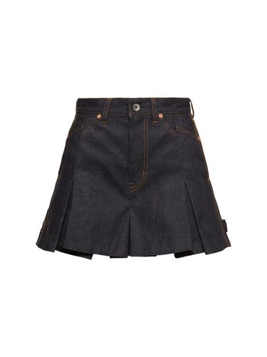 Cotton Denim Skort - SACAI - Modalova