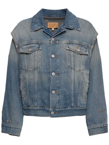 Chaqueta De Denim De Algodón - MM6 MAISON MARGIELA - Modalova