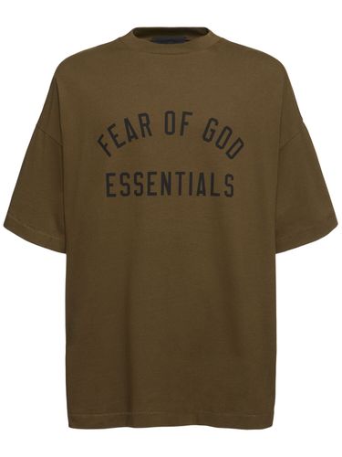 Camiseta De Algodón Jersey - FEAR OF GOD ESSENTIALS - Modalova