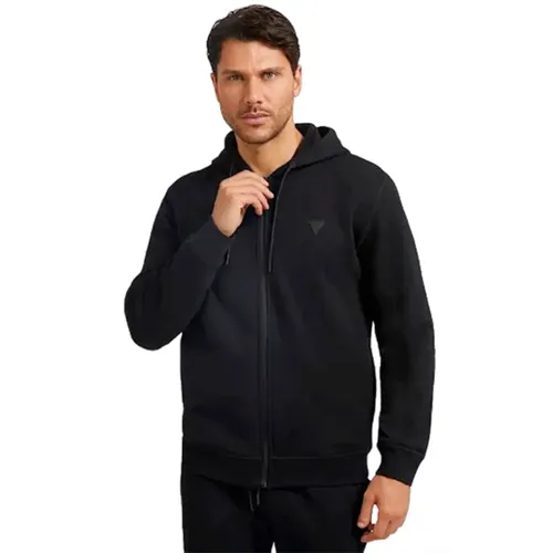 Sweat Guess Patch Homme Noir - Guess - Modalova