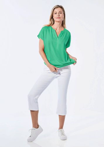 Bluse mit Tunika Ausschnitt - jadegrün - Gr. 19 von - Goldner Fashion - Modalova