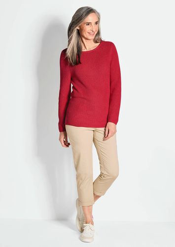 Figurschmeichelnder Pullover aus reiner Baumwolle - Gr. 20 von - Goldner Fashion - Modalova