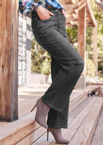 Denim Jeans mit weitem Bein - - Gr. 195 von - Goldner Fashion - Modalova
