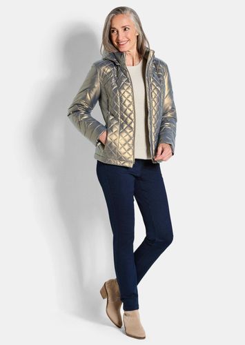 Steppjacke im Metallic-Look - goldfarben - Gr. 19 von - Goldner Fashion - Modalova