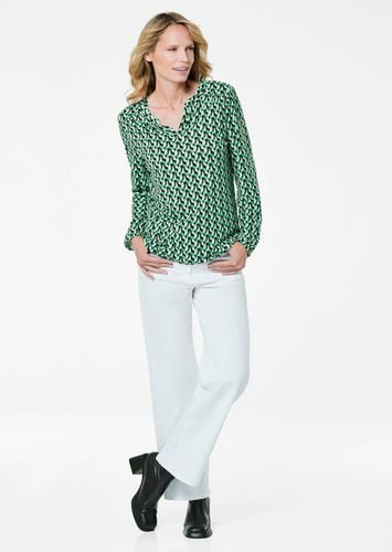 Blusenshirt in femininer Form - / gemustert - Gr. 19 von - Goldner Fashion - Modalova