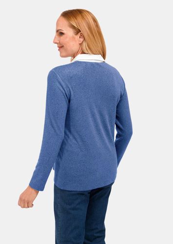 Thermopoloshirt mit flauschiger Innenseite und Baumwollkragen - / melange - Gr. 20 von - Goldner Fashion - Modalova