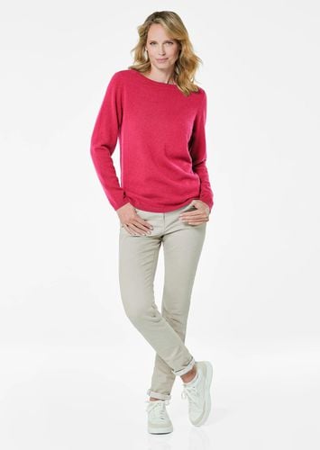 Kaschmirpullover mit U-Boot Ausschnitt - Gr. 21 von - Goldner Fashion - Modalova