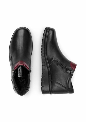 Stiefeletten aus Leder mit Reißverschlüssen - Gr. 37 von - Goldner Fashion - Modalova