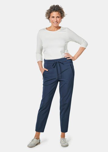 Sportive Joggpant aus strukturierter Qualität - Gr. 19 von - Goldner Fashion - Modalova