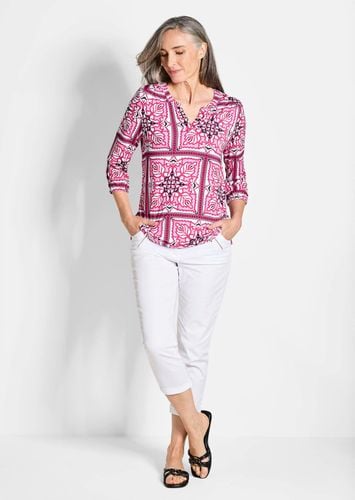 Jerseybluse - / gemustert - Gr. 19 von - Goldner Fashion - Modalova