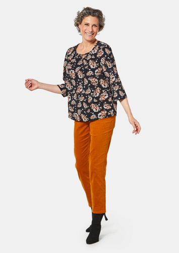 Bluse mit Blumendruck - / geblümt - Gr. 19 von - Goldner Fashion - Modalova