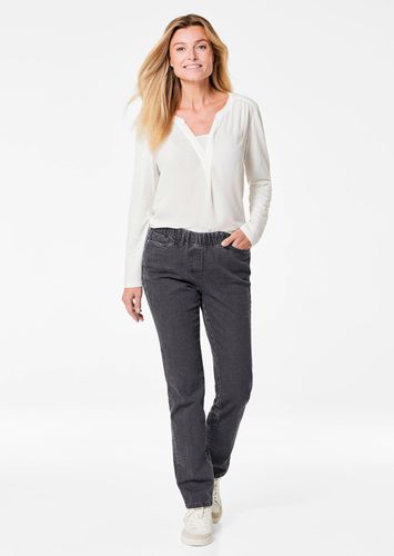 Klassische Jeansschlupfhose LOUISA - anthrazit - Gr. 19 von - Goldner Fashion - Modalova