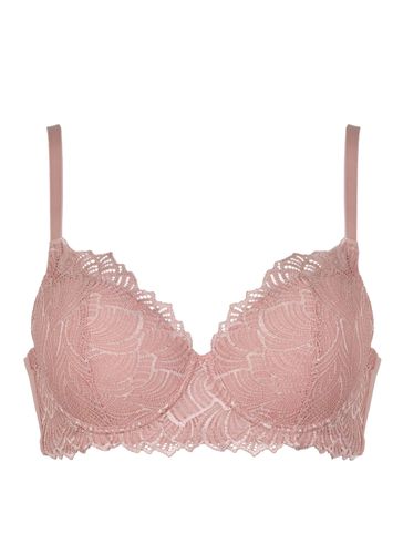 Bügel-BH mit gepolsterten Schalen und Spitze - altrosé - Gr. 100 B von - Goldner Fashion - Modalova