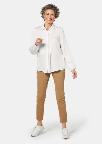 Bluse mit Biesen - cremeweiß - Gr. 24 von - Goldner Fashion - Modalova