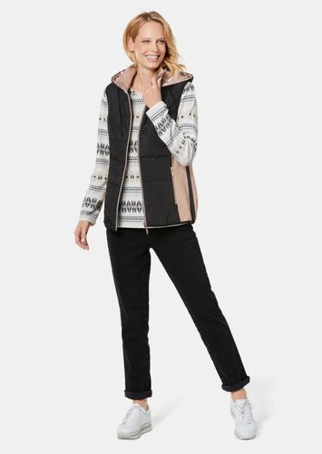 Sportive Weste mit vielen Details - / beige - Gr. 23 von - Goldner Fashion - Modalova