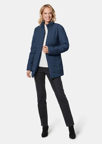 Warme Steppjacke in Jeansoptik - rauchblau / melange - Gr. 19 von - Goldner Fashion - Modalova